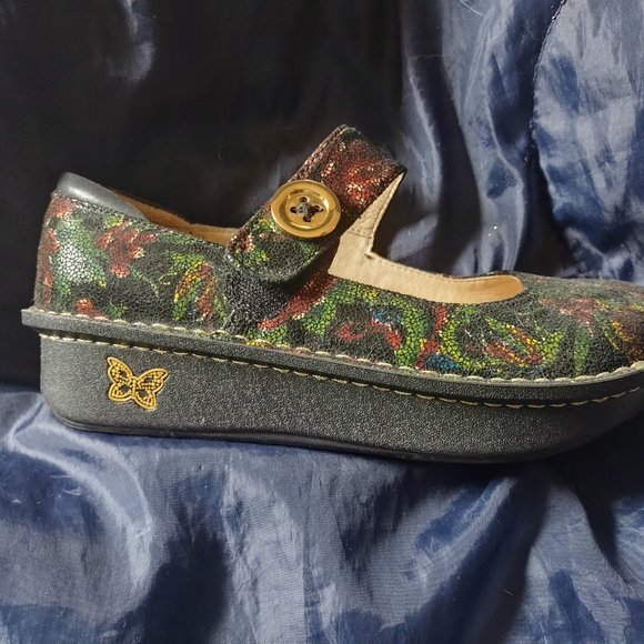 Alegria Paloma shoes in Winter Garden pattern, size 36 (US size 6) - Picture 2 of 3